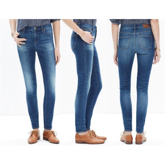 Madewell High Riser Skinny Dayton Jeans 